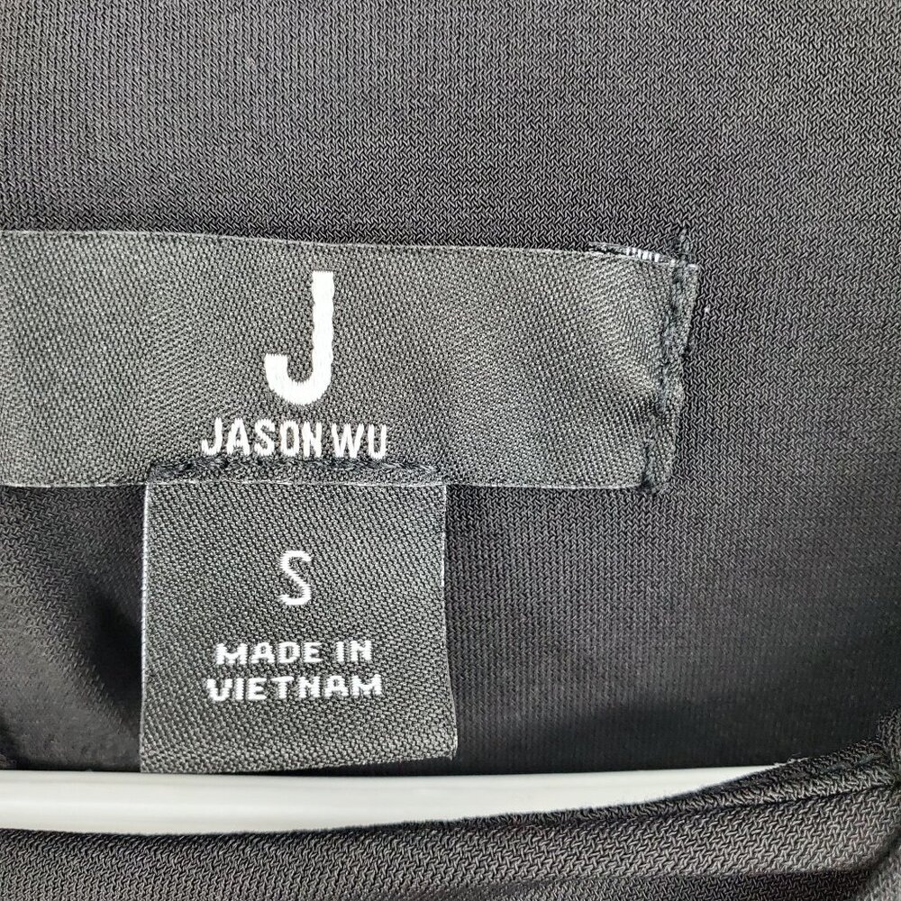 Jason Wu Twisted Shoulder Front Black Formal Slee… - image 4